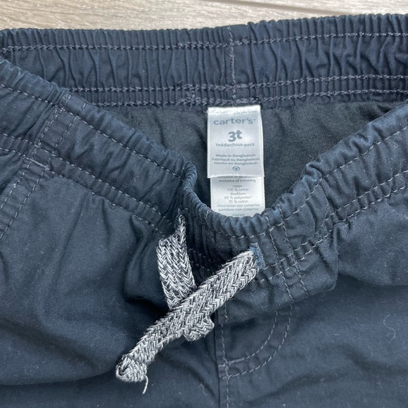 Carter’s Lined Chino Pull Up Pants 3T Navy Blue - Picture 4 of 11